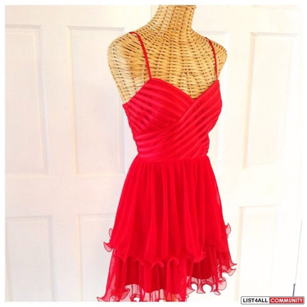 Marciano Red Ballerina Tulle Bustier Corset - Picture 3 of 7